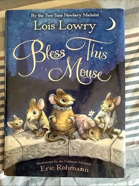 "Bless This Mouse" Hardcover Children's Book - Blue